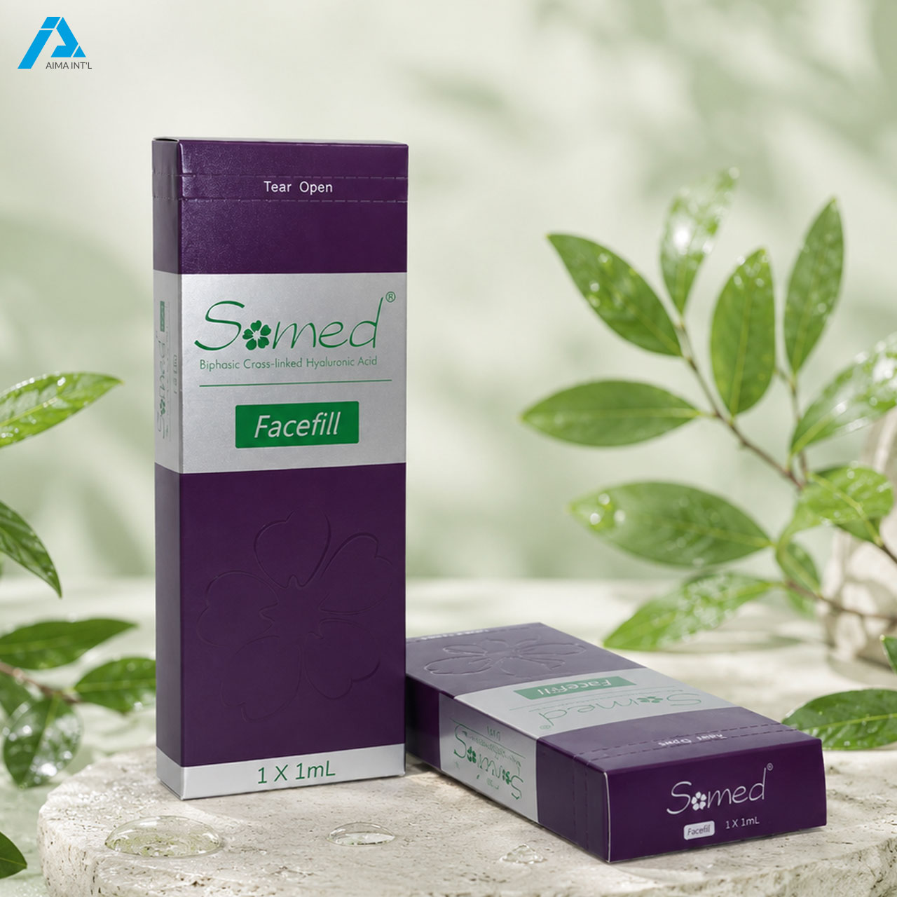 Professional Facefill 1mL Dermal Filler | Smooth HA Injectable for Jawline & Cheek Enhancement