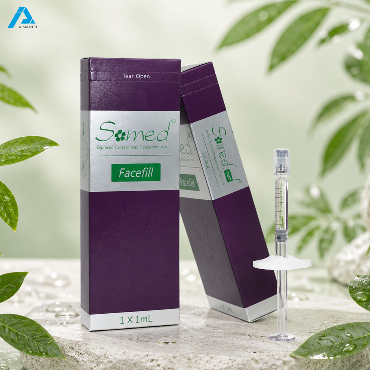 Somed® Facefill 1mL HA Filler | No Puffiness, No Stiffness Facial Rejuvenation Injectable