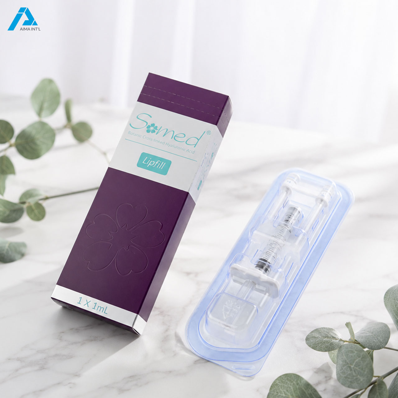 Somed® Lipfill HA Filler 25mg/mL | Smooth Lip Enhancement Injectable with Zero Migration